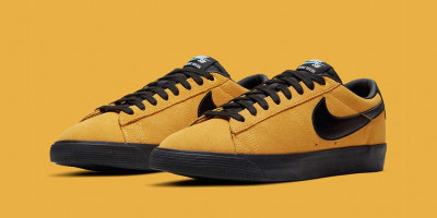 Nike SB Blazer GT dalam Balutan Suede Emas thumbnail